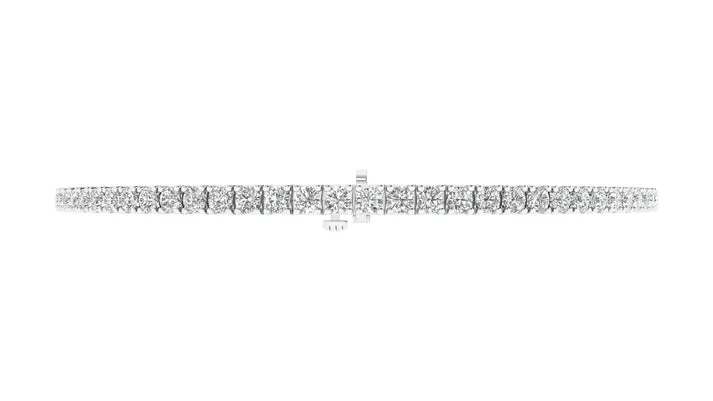 14K White Gold Lab-Grown Diamond 7" Tennis Bracelet