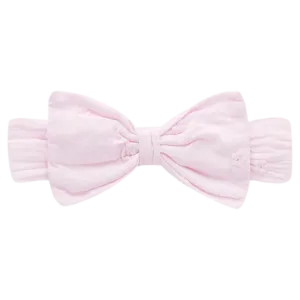 Bow Headband - Frangipani Broderie