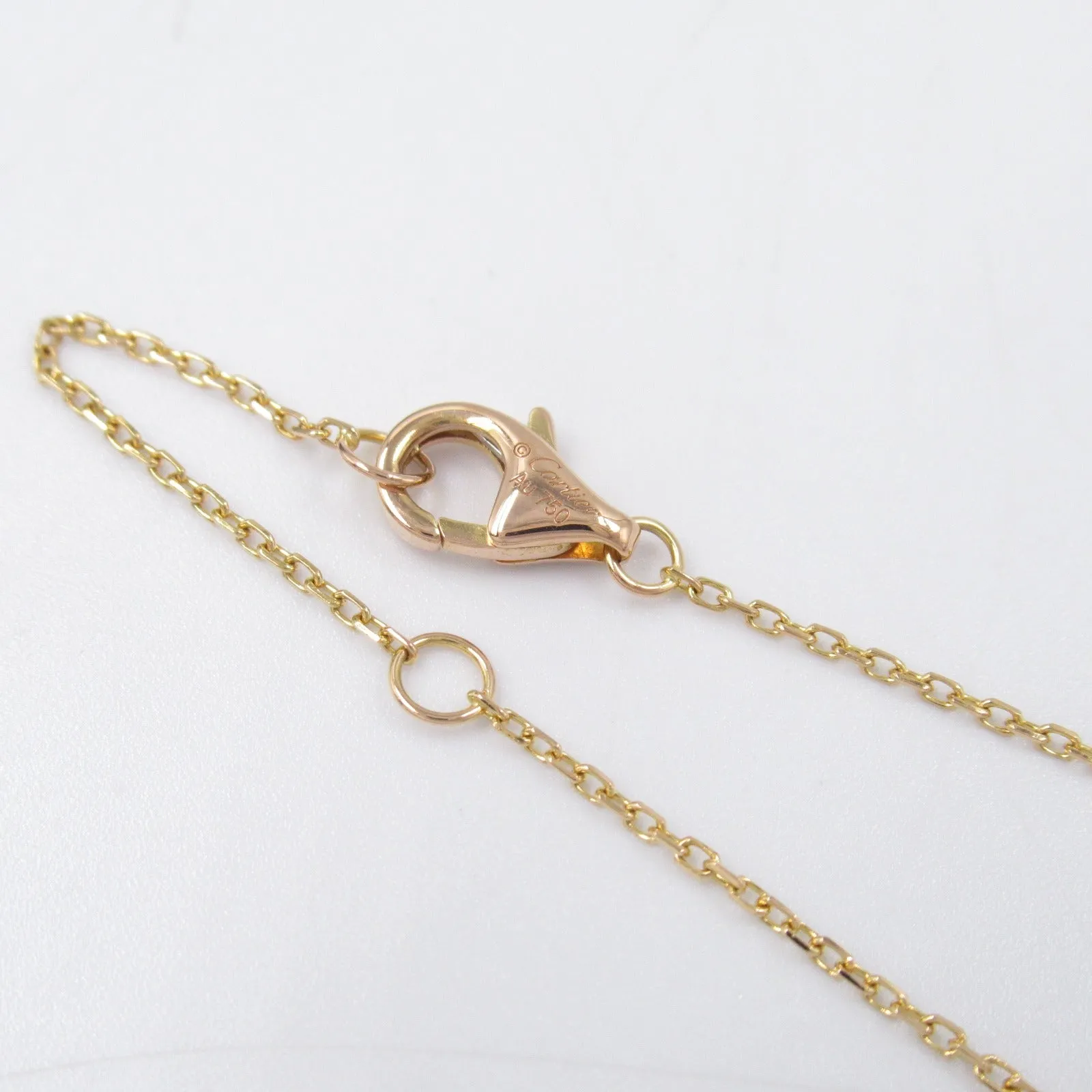 Cartier Amulette Onyx Diamond Necklace K18PG