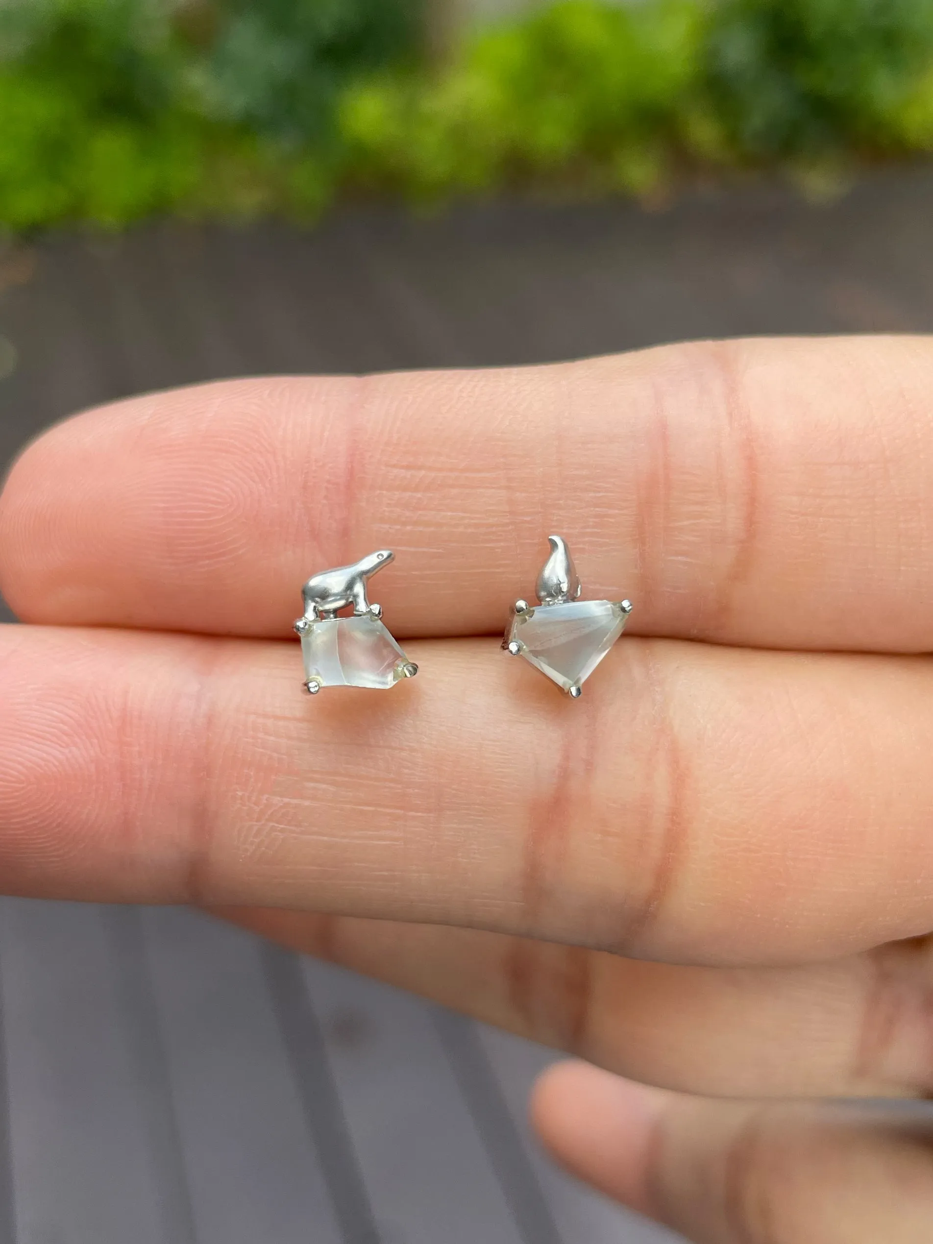 Glassy Jade Earrings (NJE084)