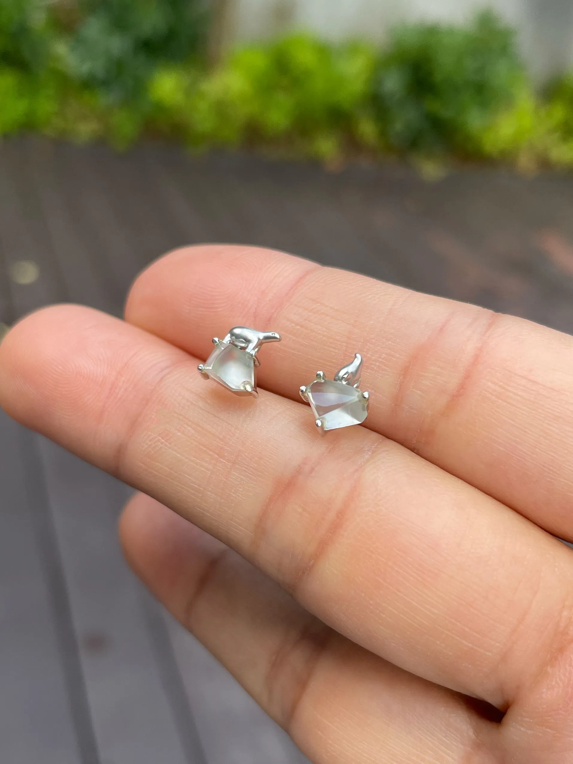 Glassy Jade Earrings (NJE084)