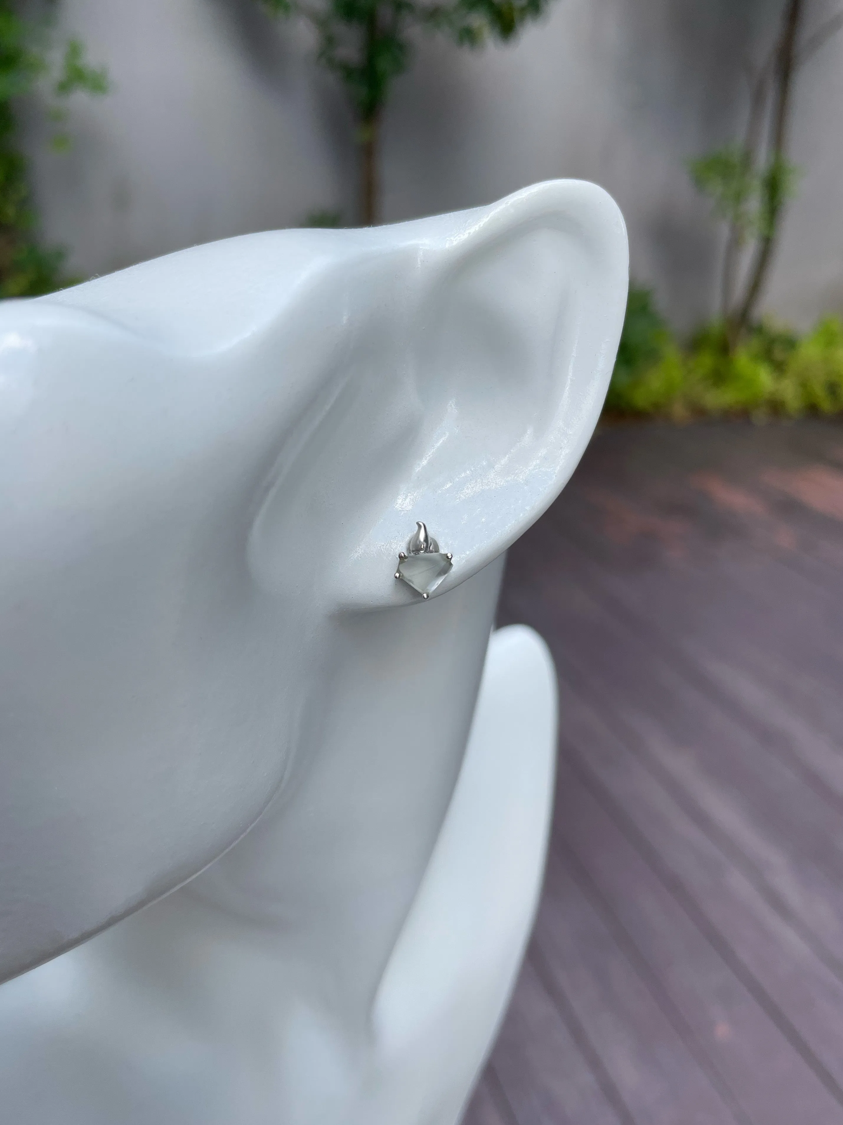 Glassy Jade Earrings (NJE084)