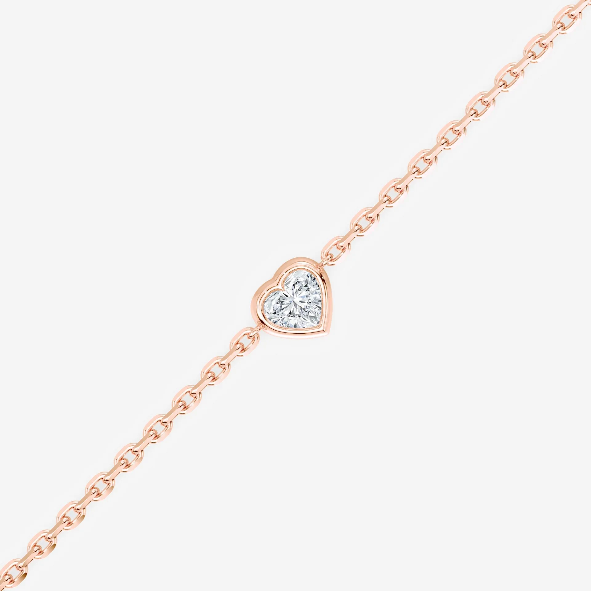 Heart Diamond Bracelet