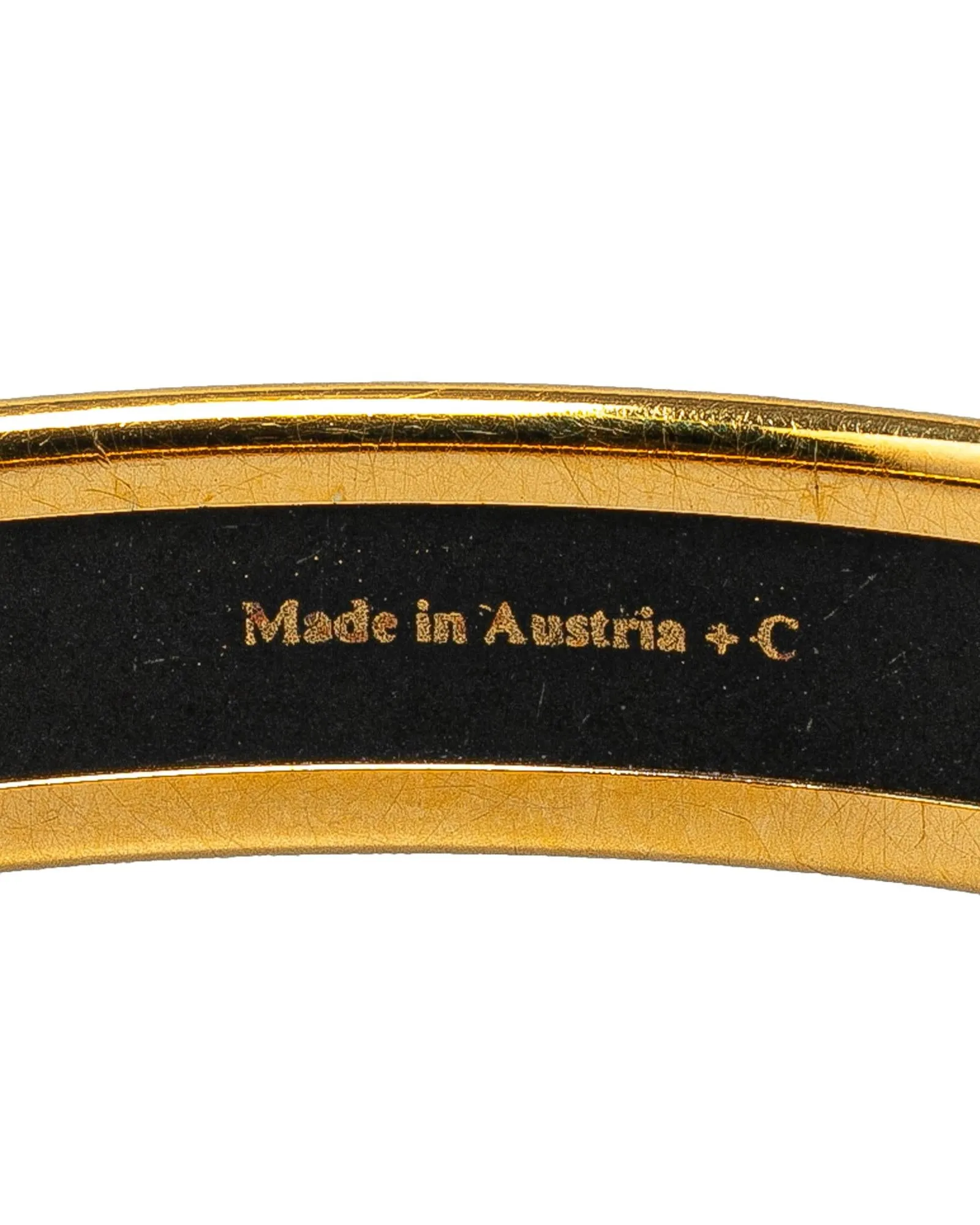 Herms Musical Instruments Bangle Bracelet - Black