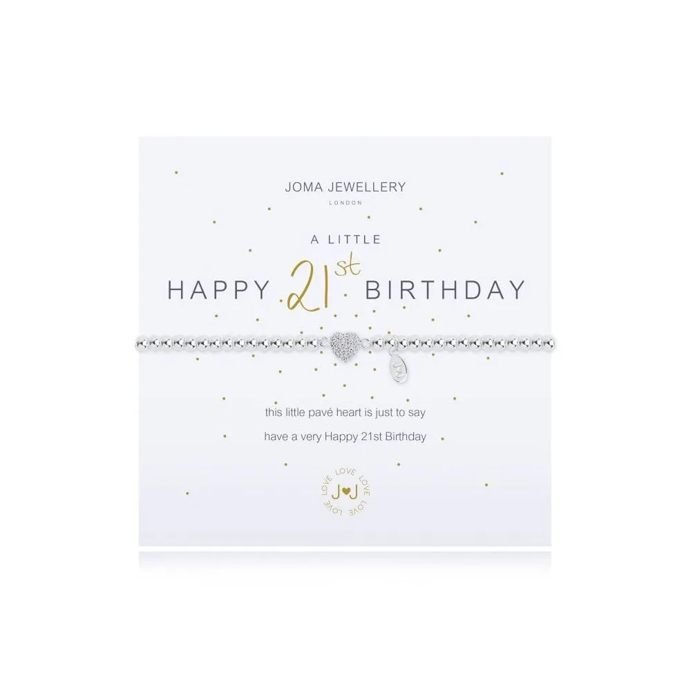 Joma Jewellery - A Little Bracelet 21st Birthday