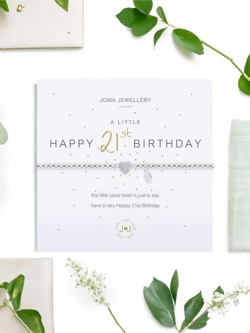 Joma Jewellery - A Little Bracelet 21st Birthday