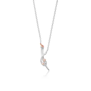 Julien Macdonald Betrayal Necklace - Silver/Rose - 3SJMC0459