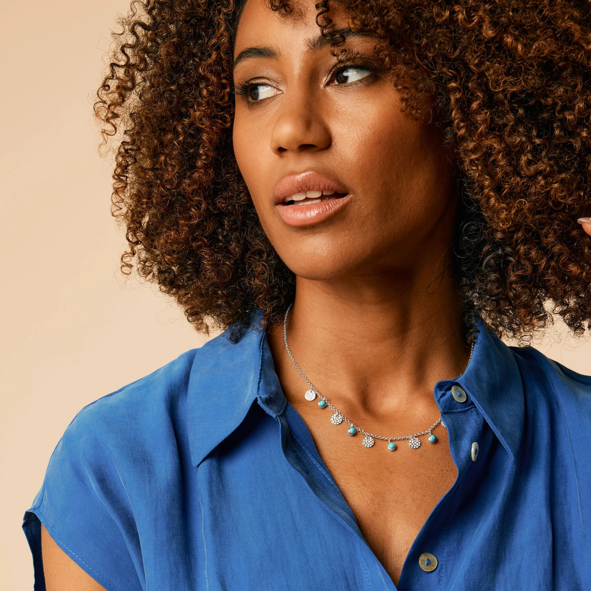 Lakshmi Necklace - Turquoise