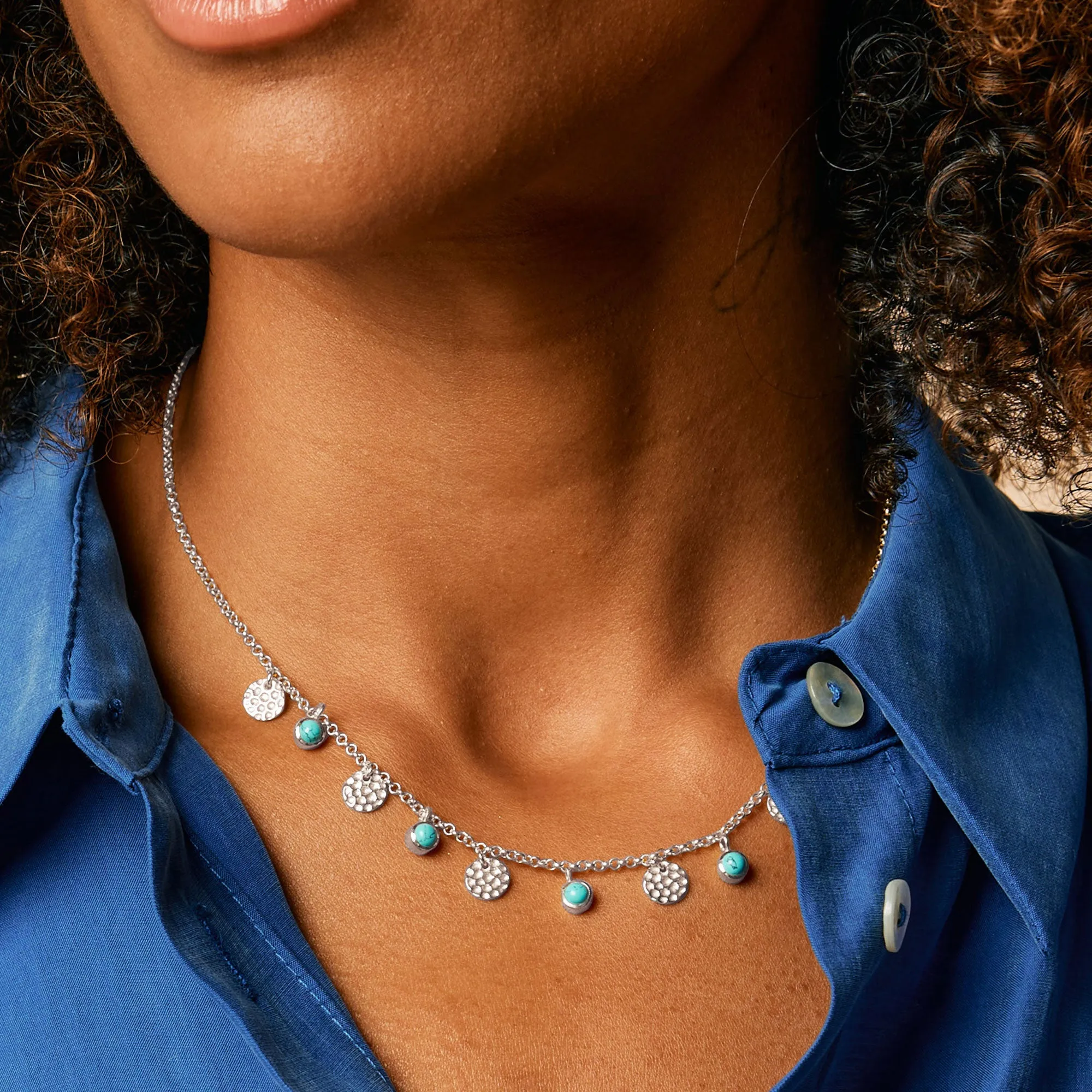 Lakshmi Necklace - Turquoise