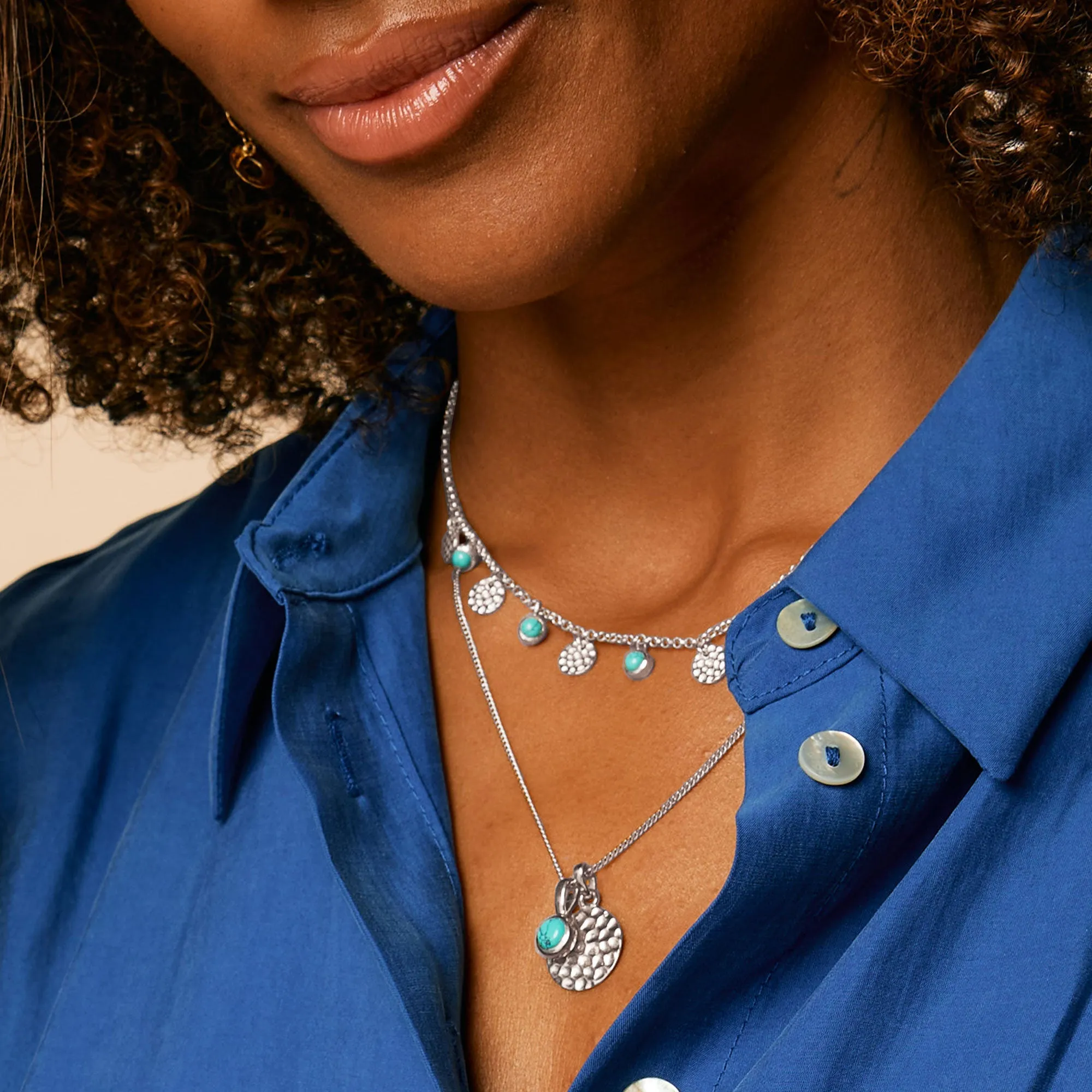 Lakshmi Necklace - Turquoise