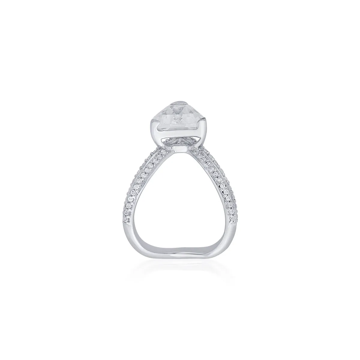 Louvre 925 Silver Classic Ring