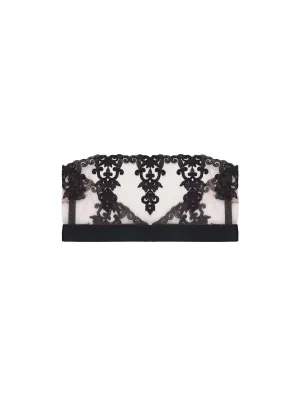 Onyx Strapless Boudoir Bra