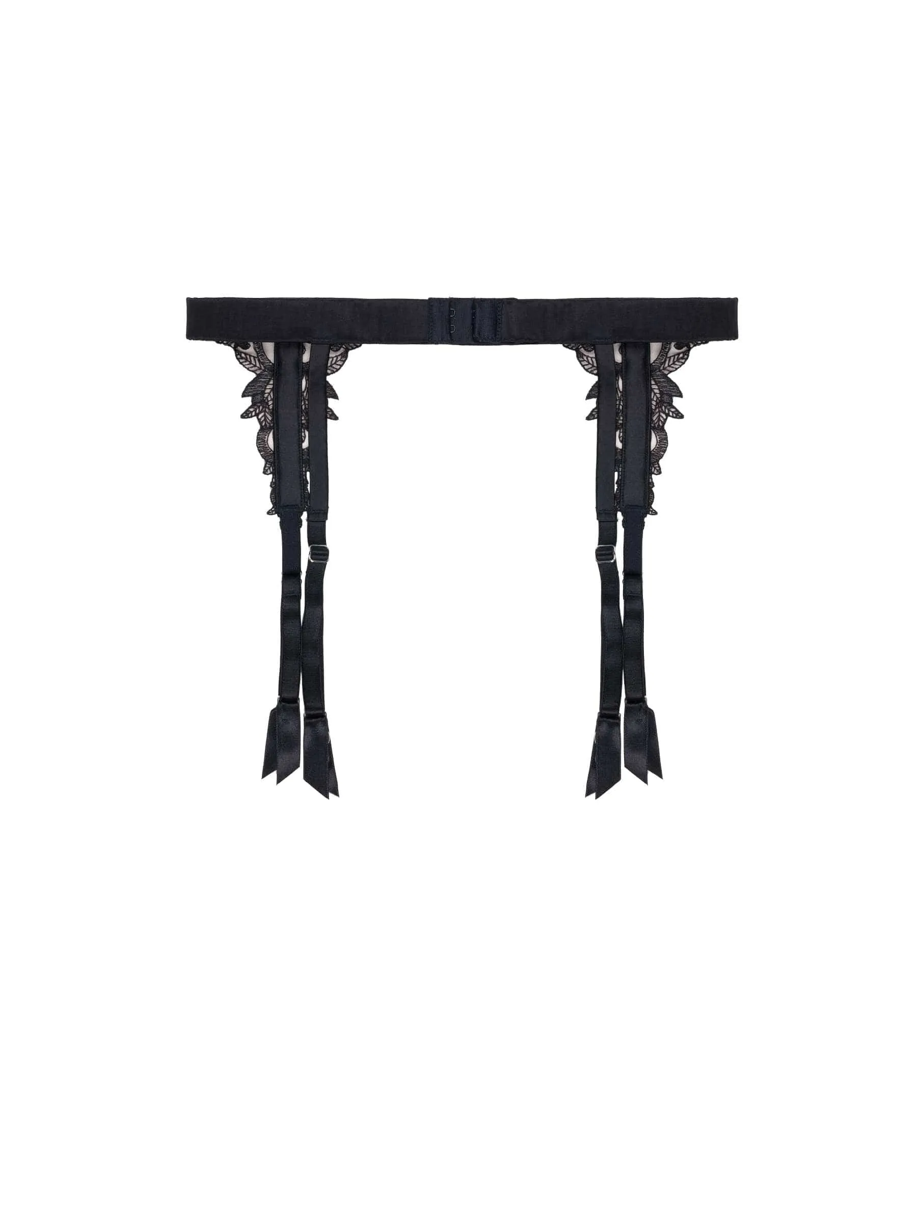 Onyx Suspender Belt