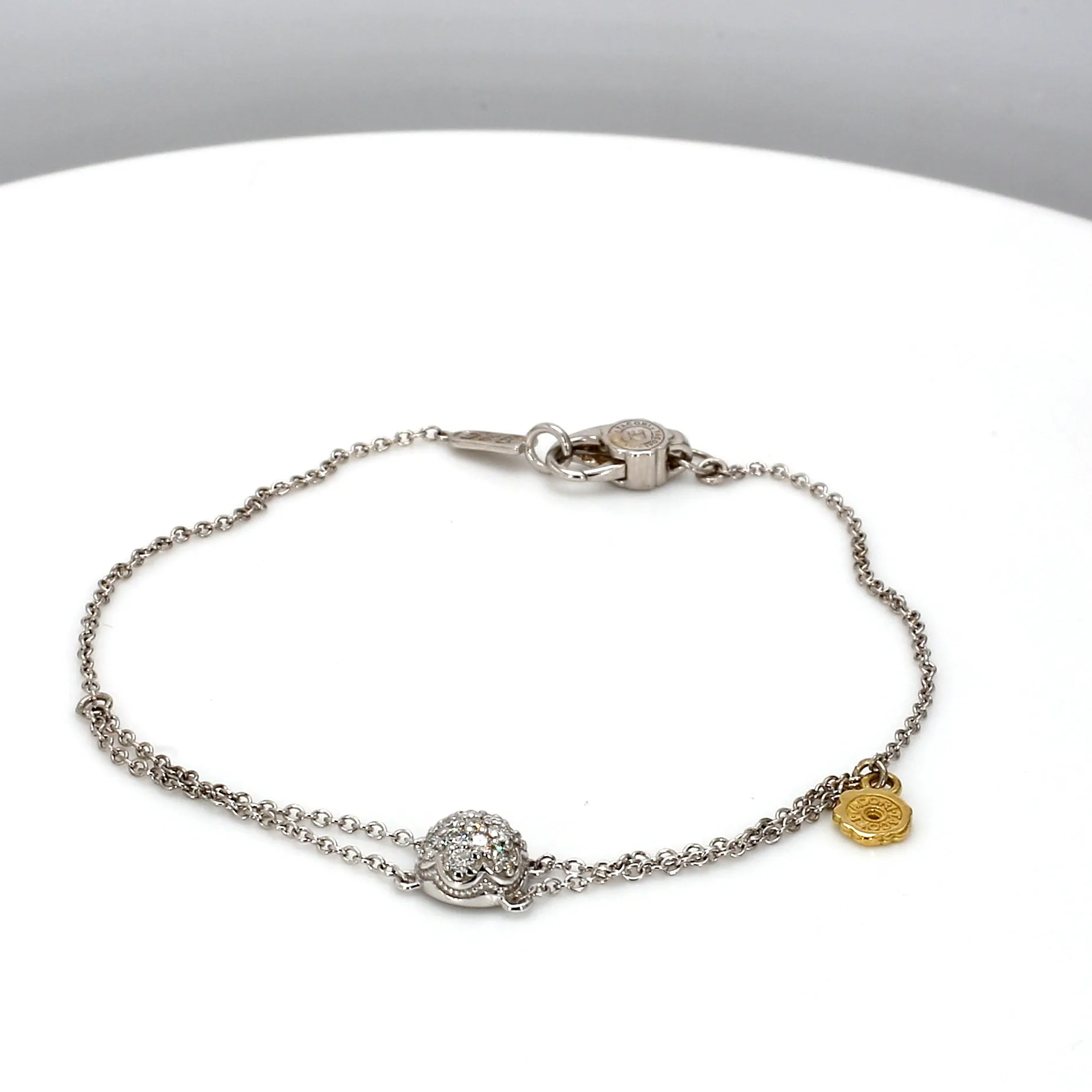TACORI Diamond-Cluster Chain Diamond Bracelet